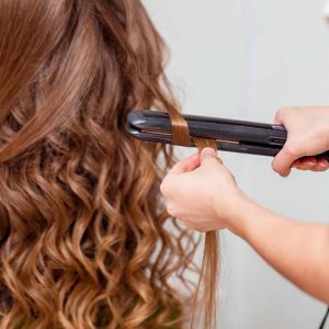 Curls with Straightener/Tong